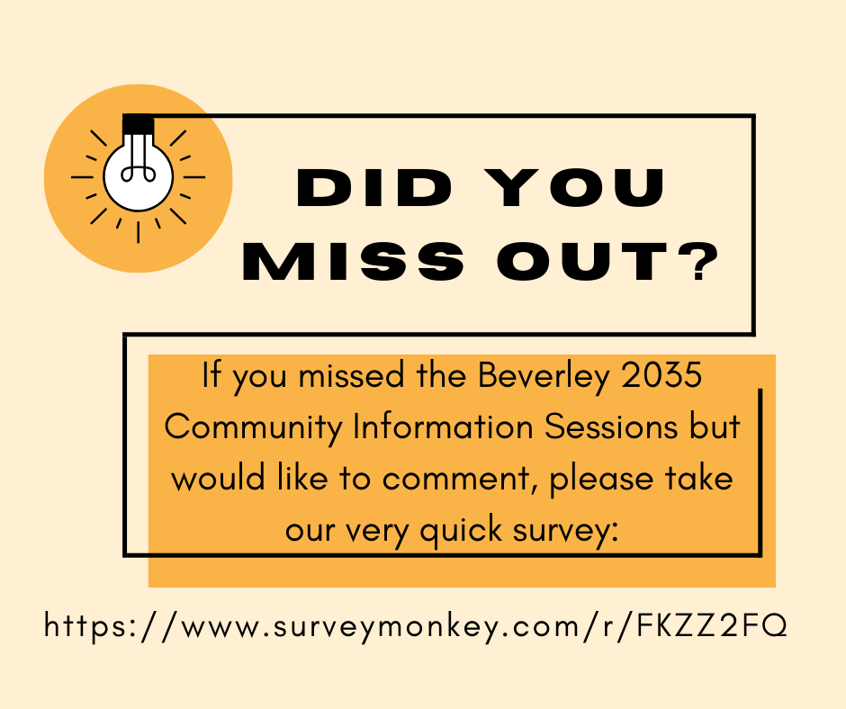 Beverley 2035 - Needs Analysis Released