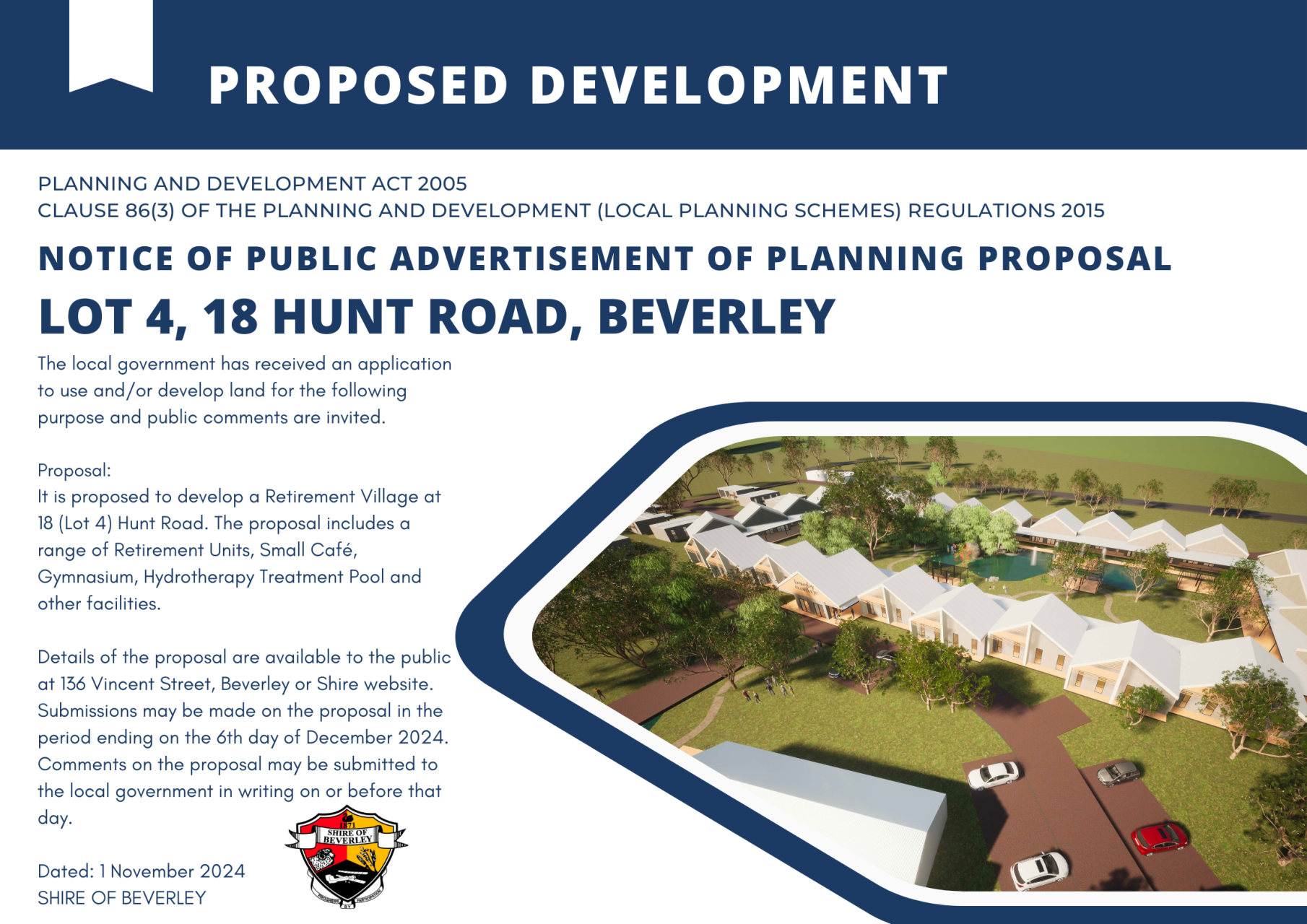 Notice of Public Advertisement of Planning Proposal